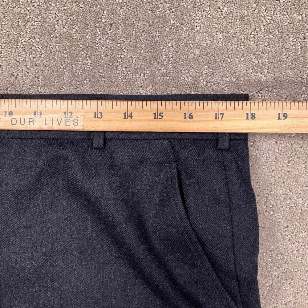 Hart Schaffner Marx Walkers Suit Mens 43R Charcoal‎ Gray 2-Piece Virgin Wool